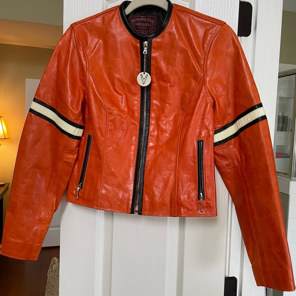 Vanson Metropolitan Collection Leather Jacket